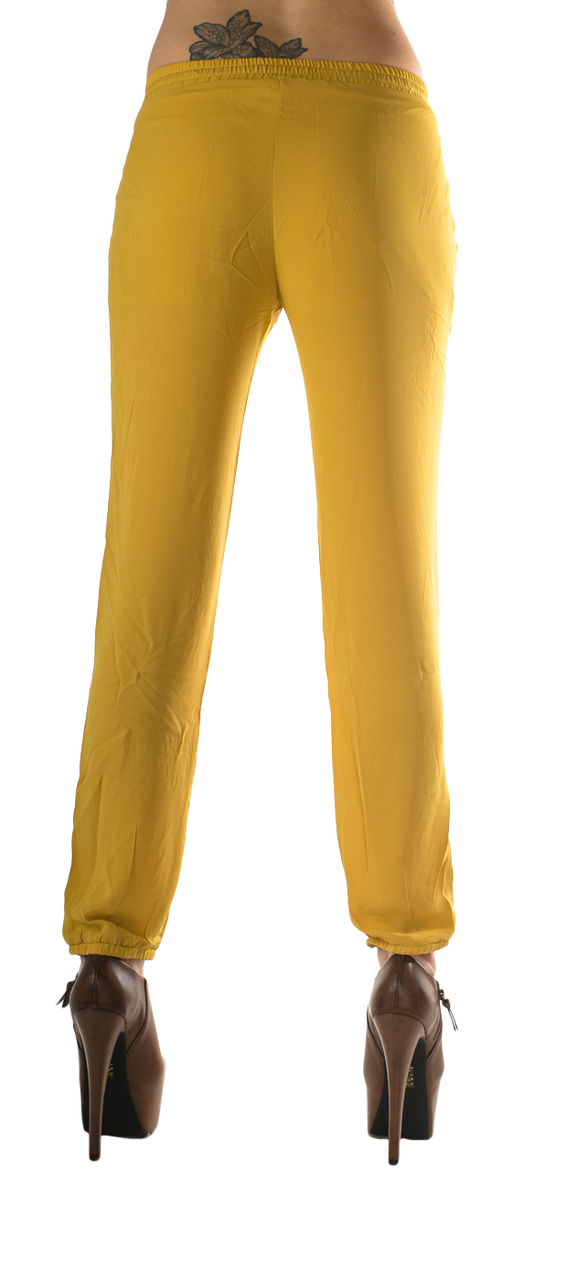 Mustard Fashion Skinny Slacks - SURELYMINE