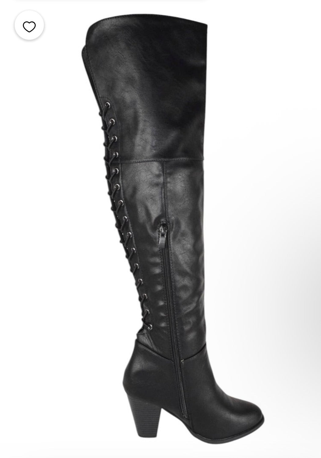 Convertible Lace-Up Knee-High & Thigh-High Boots