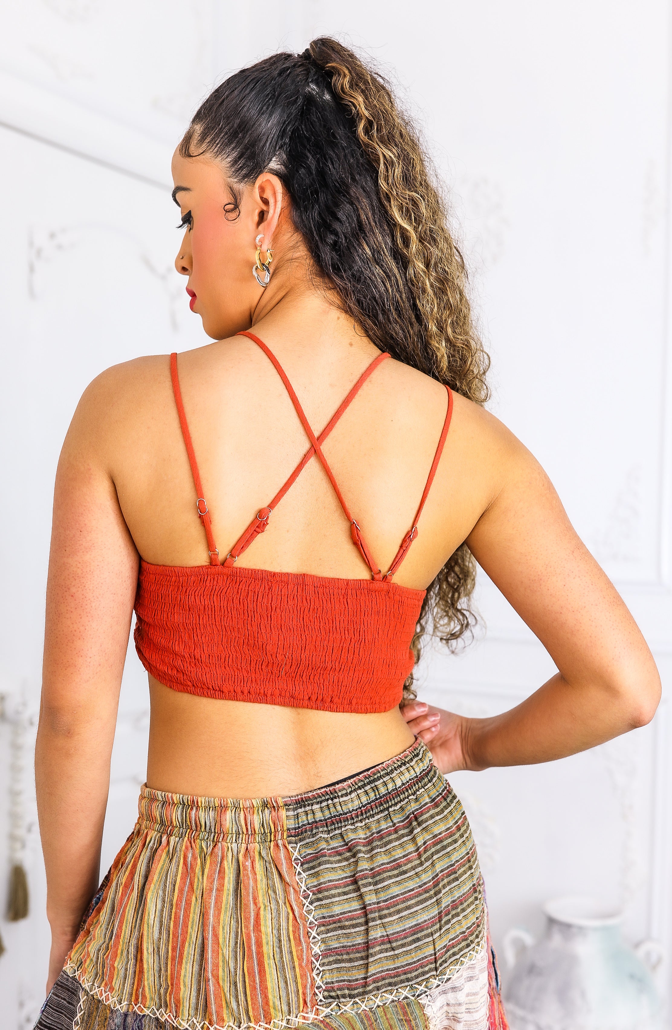 Crochet Lace Bralette With Bra Pads – SURELYMINE