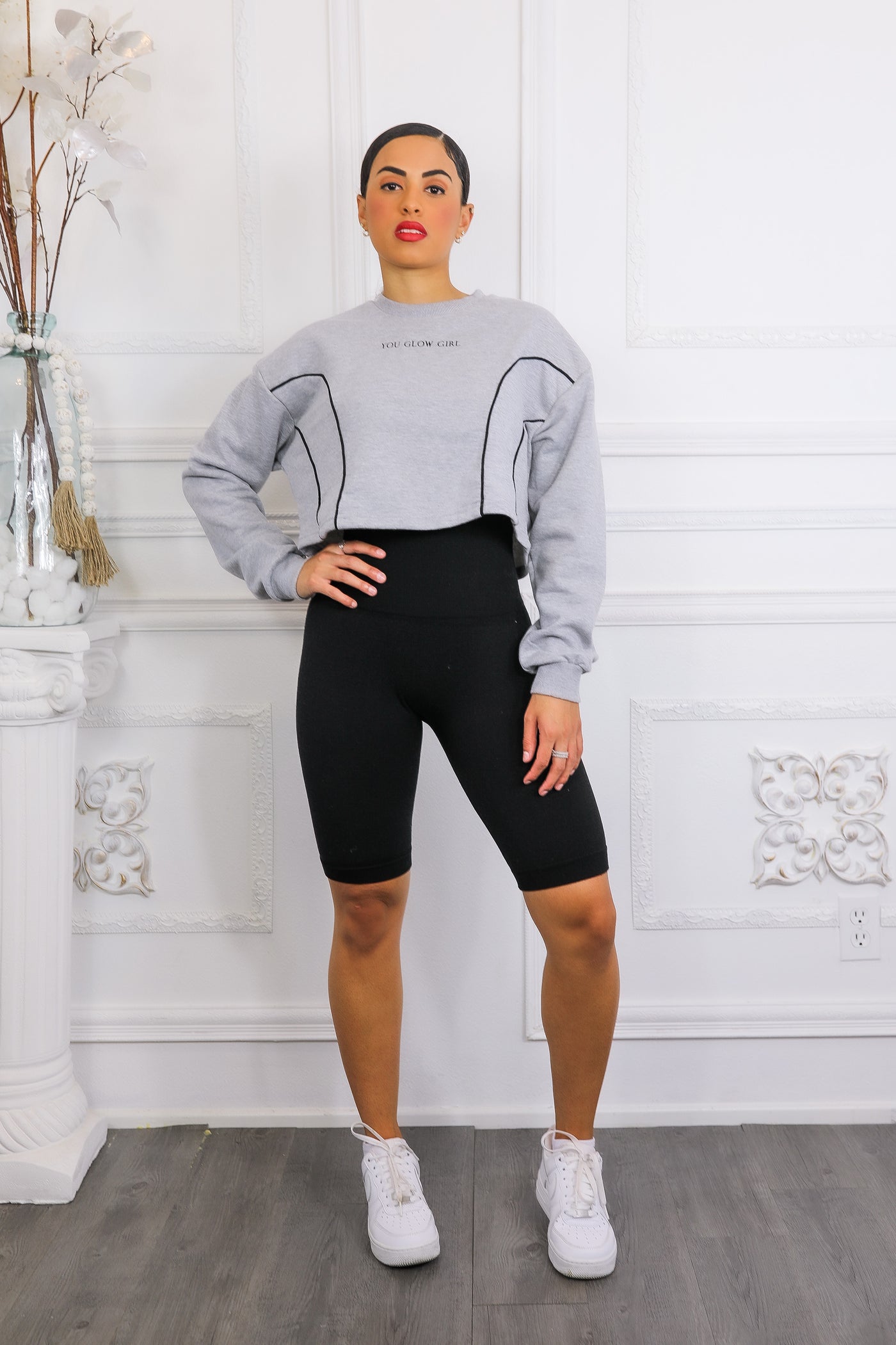 You Glow Girl Cropped Sweater