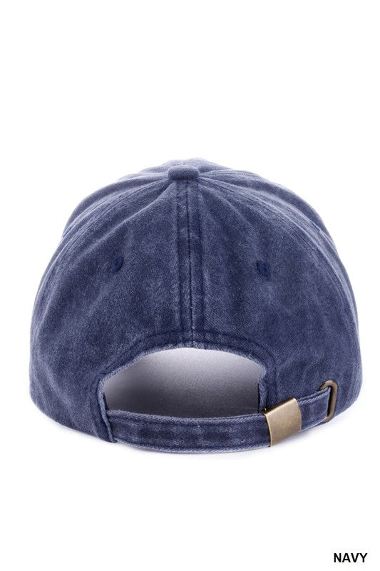 LA (Los Angeles) Embroidered Vintage Washed Cap Hats