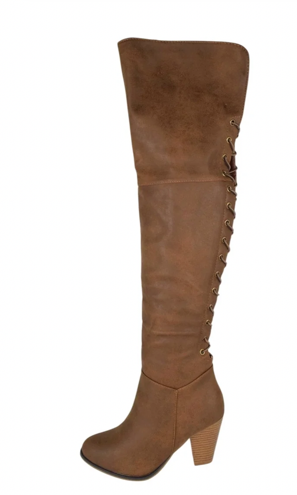 Convertible Lace-Up Knee-High & Thigh-High Boots