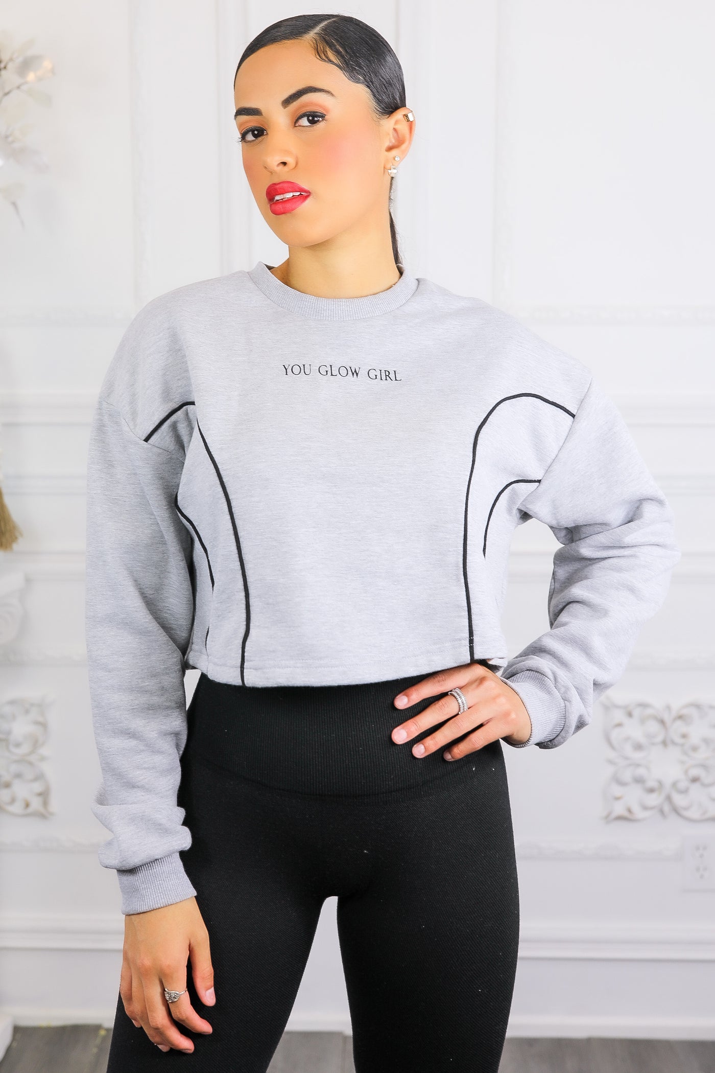 You Glow Girl Cropped Sweater