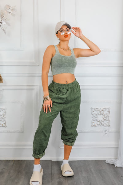 Not Your Ordinary Corduroy Pant Set