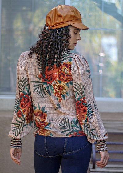 Lush Tropical Floral Top - SURELYMINE