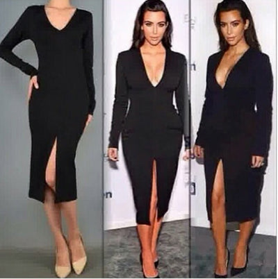 Kim Kardasian Inspired BodyCon Dress - SURELYMINE