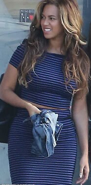 PinStripe It Set With Cropped Tee and Matching Skirt - SURELYMINE