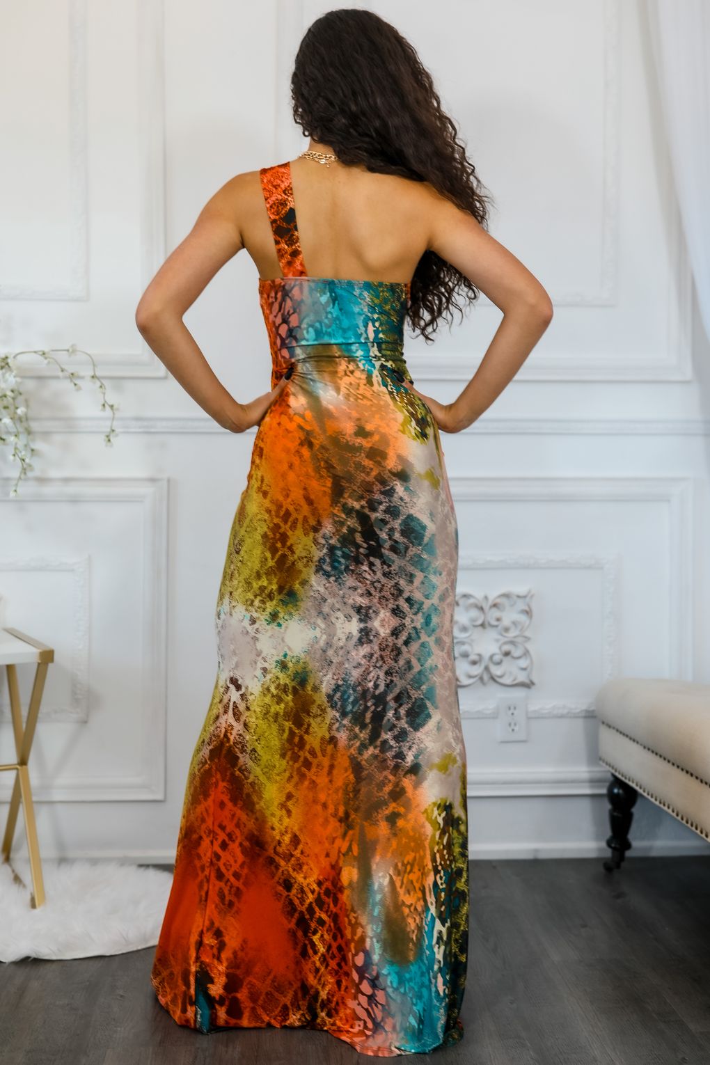 Mingle Around the World Multi Color Maxi Dress