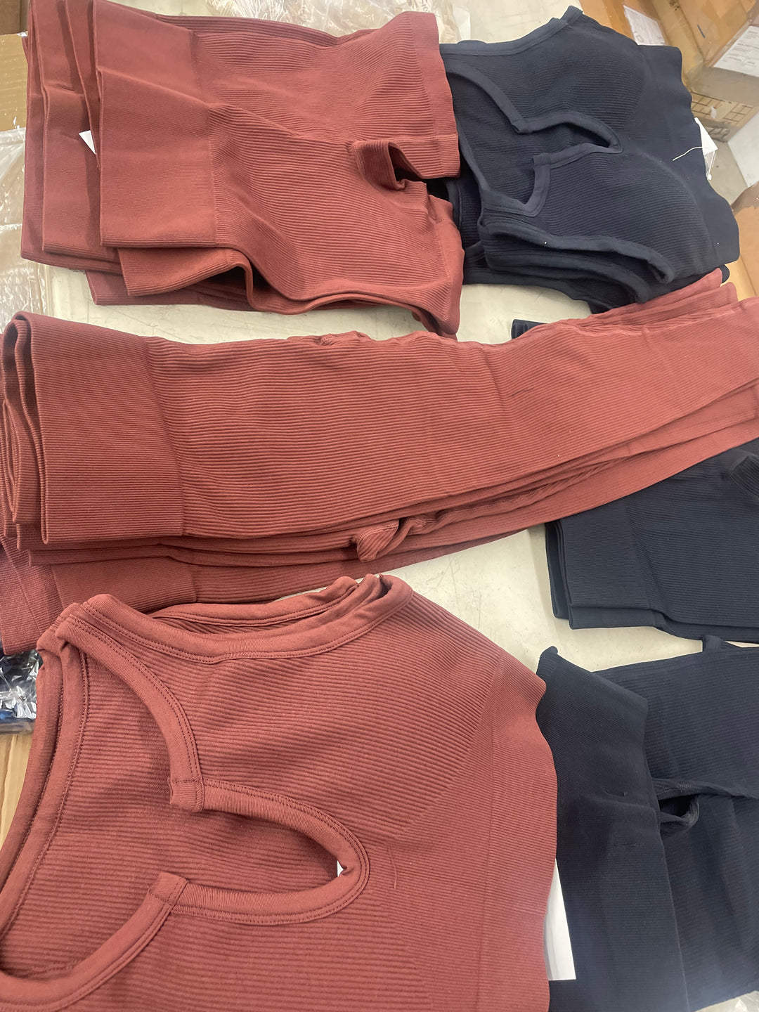 Next Level Ribbed Snatched Active Wear Pant Set