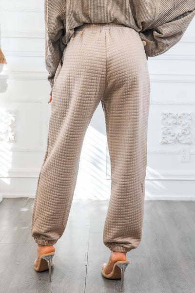 Waffles Anytime Cozy Waffle Jogger Pants