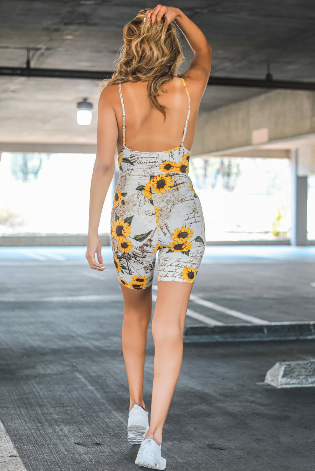 Sunflower Biker Shorts Stylish Comfortable – SURELYMINE