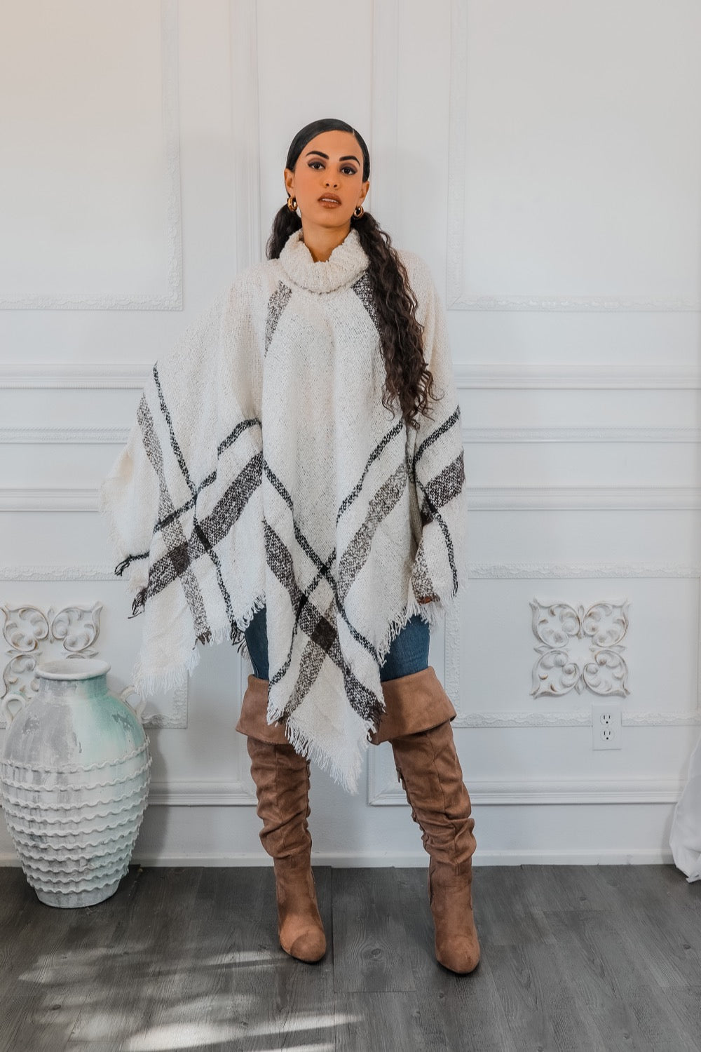 Two Ways Turtleneck Poncho