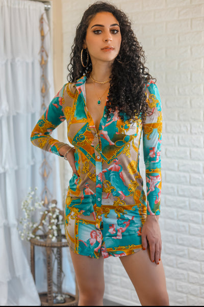 Renaissance Mini Dress