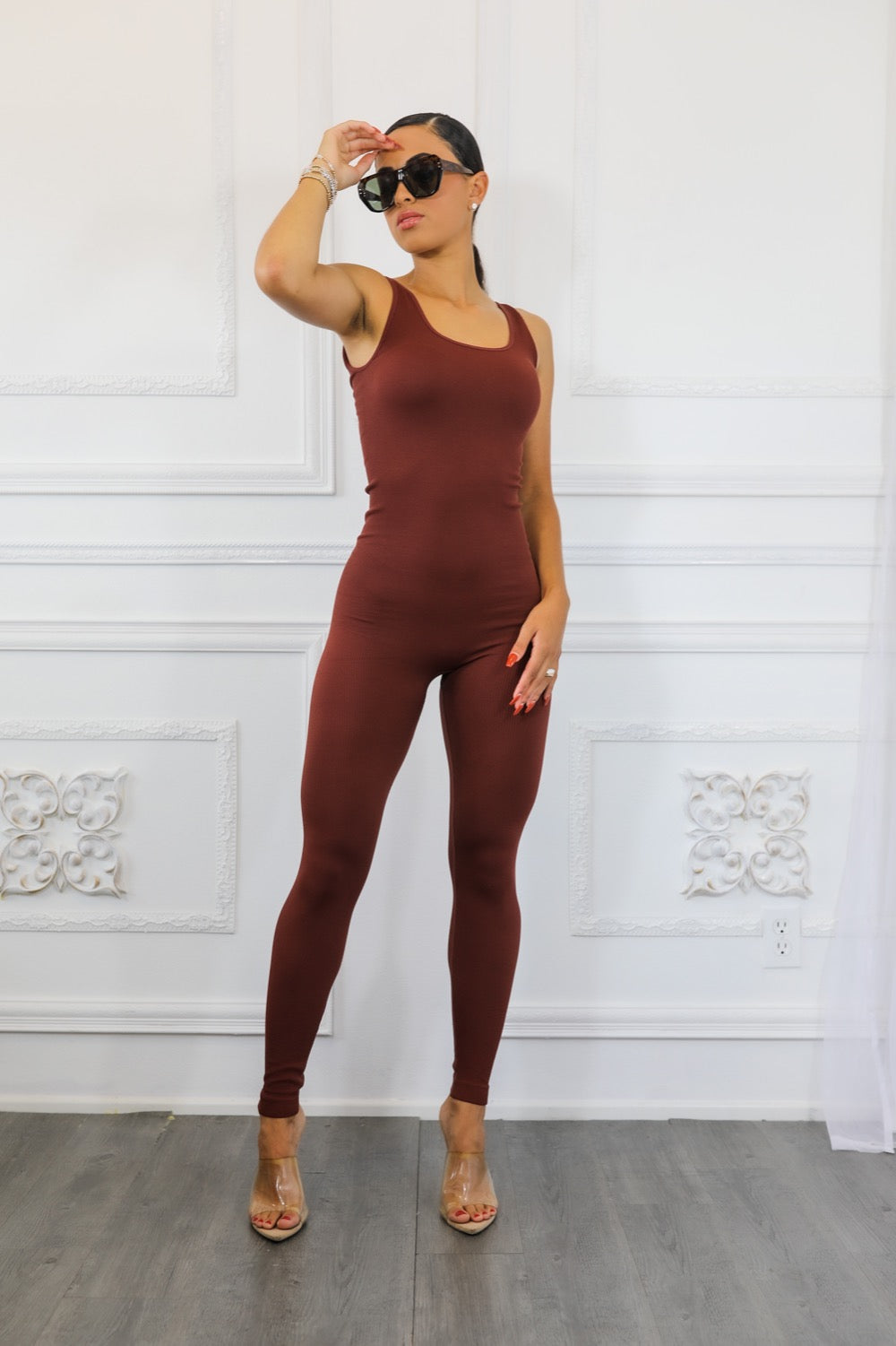 Snatch Ribbed Seamless Jumpsuit