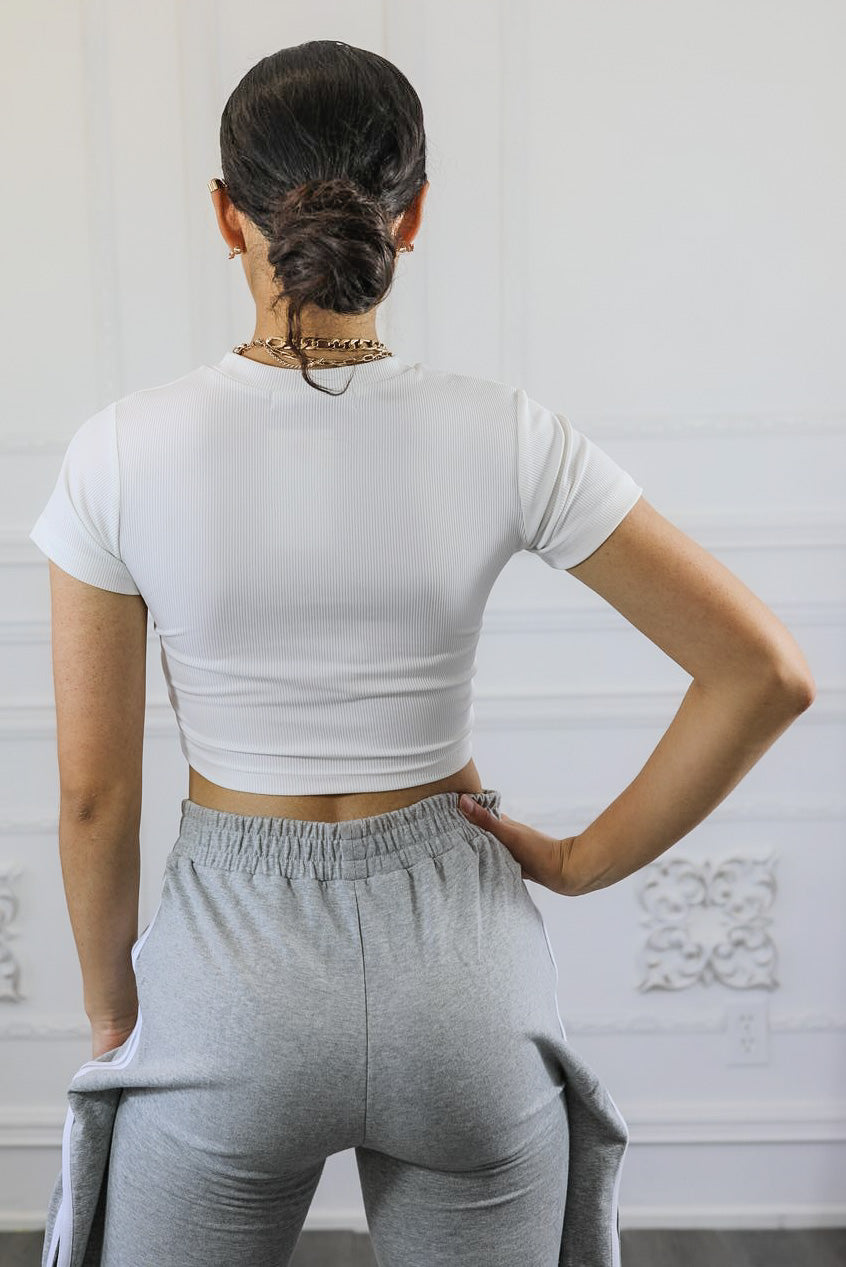 Your Basic Ribbed Crop Top