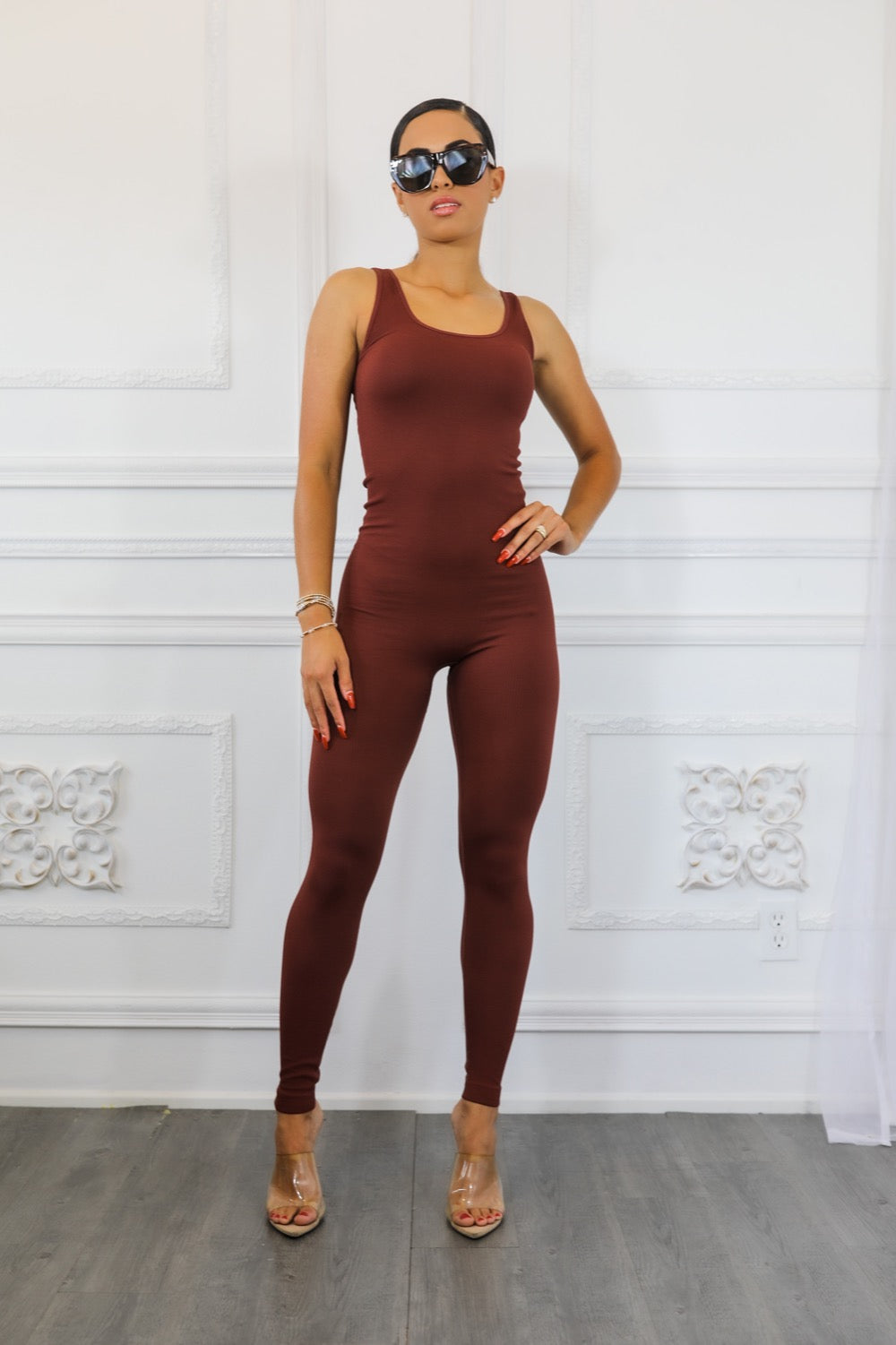 Snatch Ribbed Seamless Jumpsuit