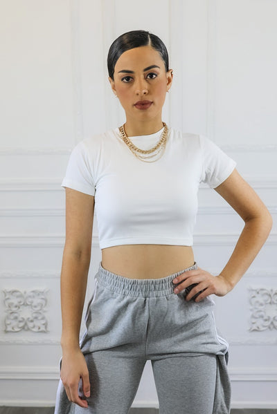 Your Basic Ribbed Crop Top