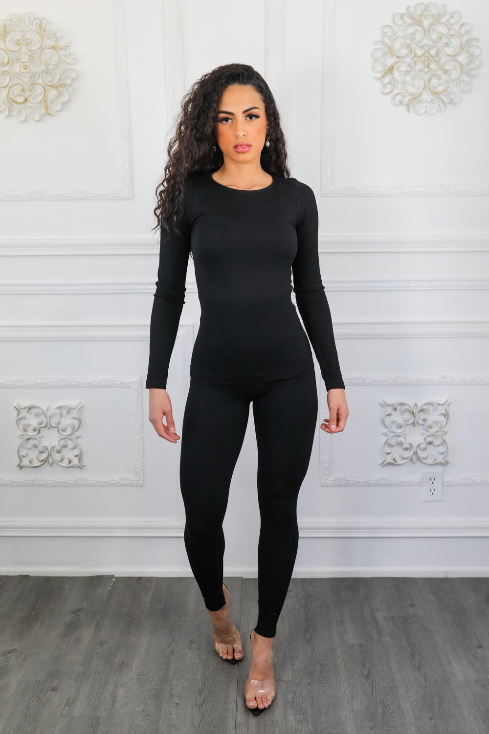 Made For Me Ribbed Seamless Lounge Pant Set